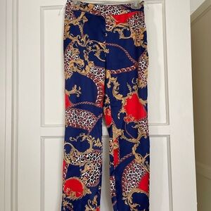 Mijah Satin Printed Pants